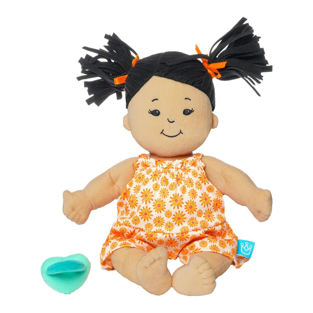 Baby Stella Doll Beige with Black Pigtails