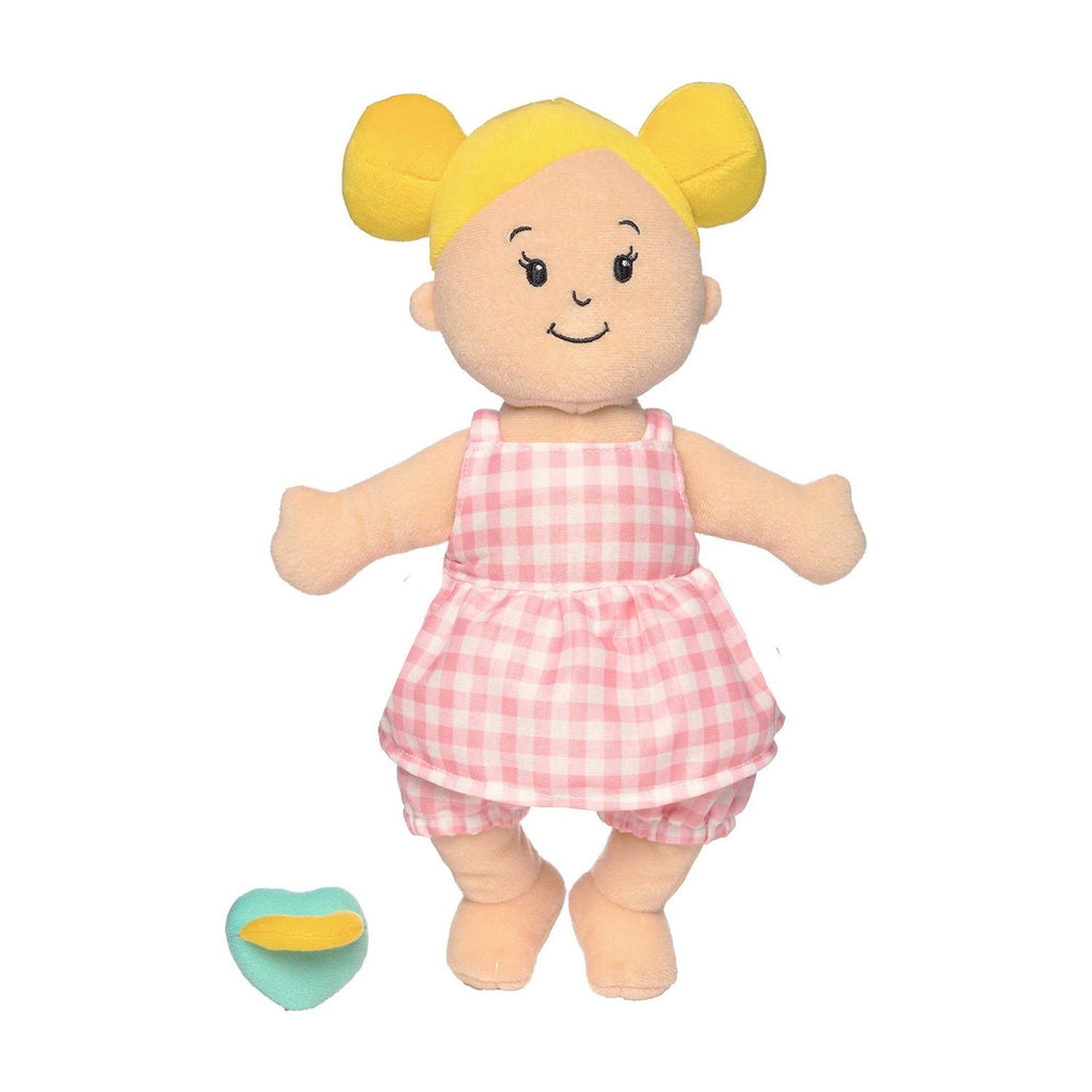 Wee Baby Stella Doll Peach with Blonde Buns