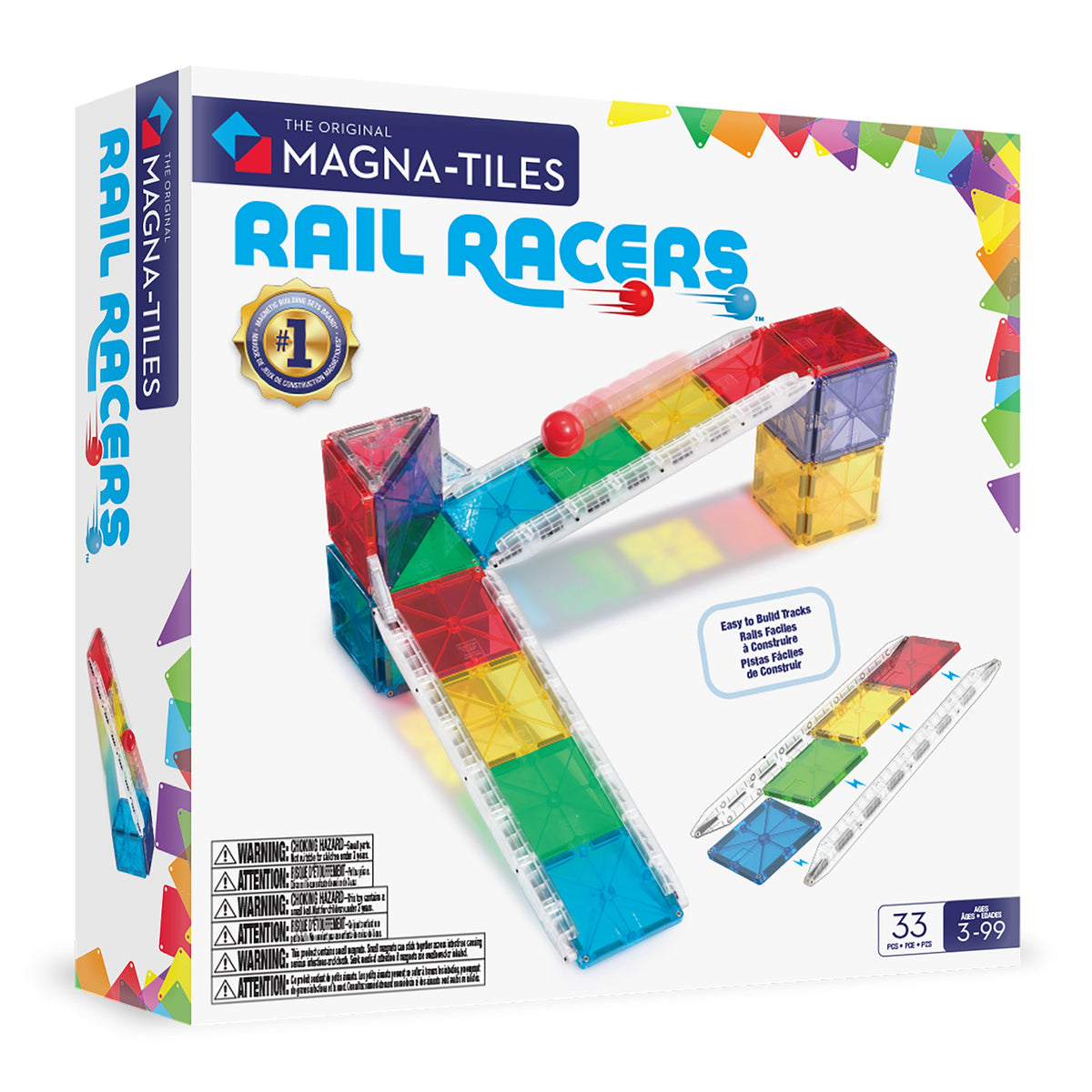Magna-Tiles Rail Racers – The Rocking Horse Toys