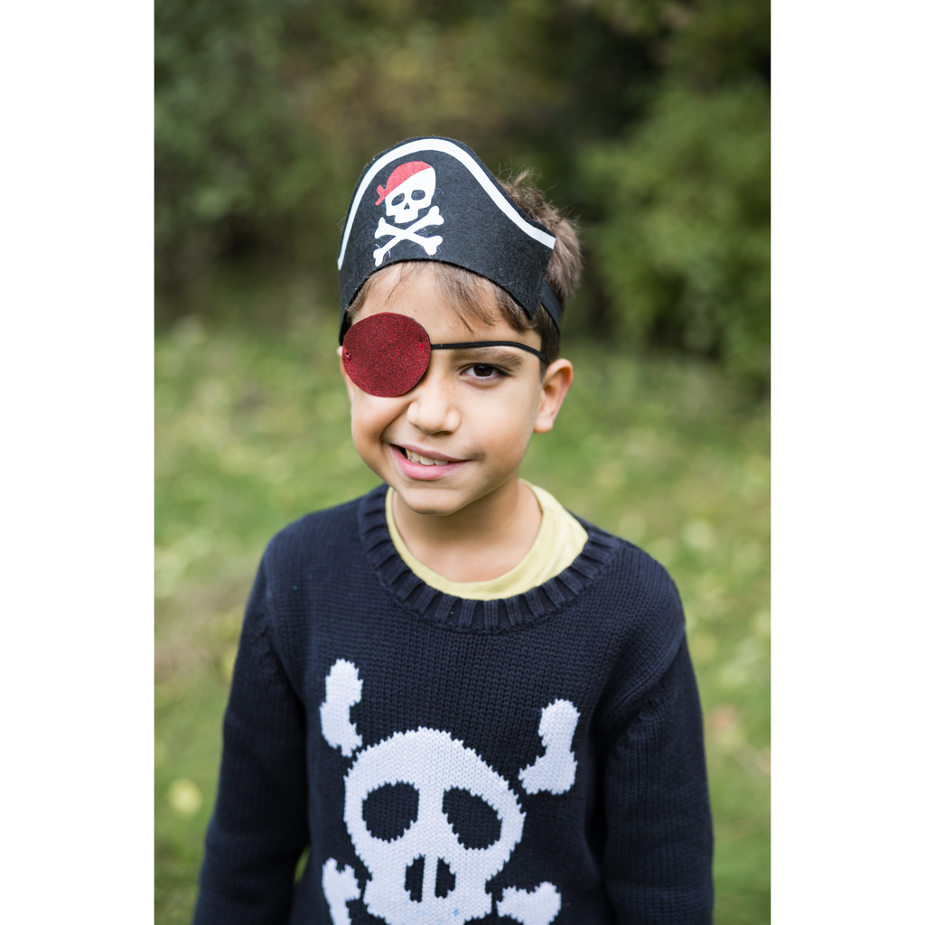 Great Pretenders Pirate Hat Headband and Eyepatch