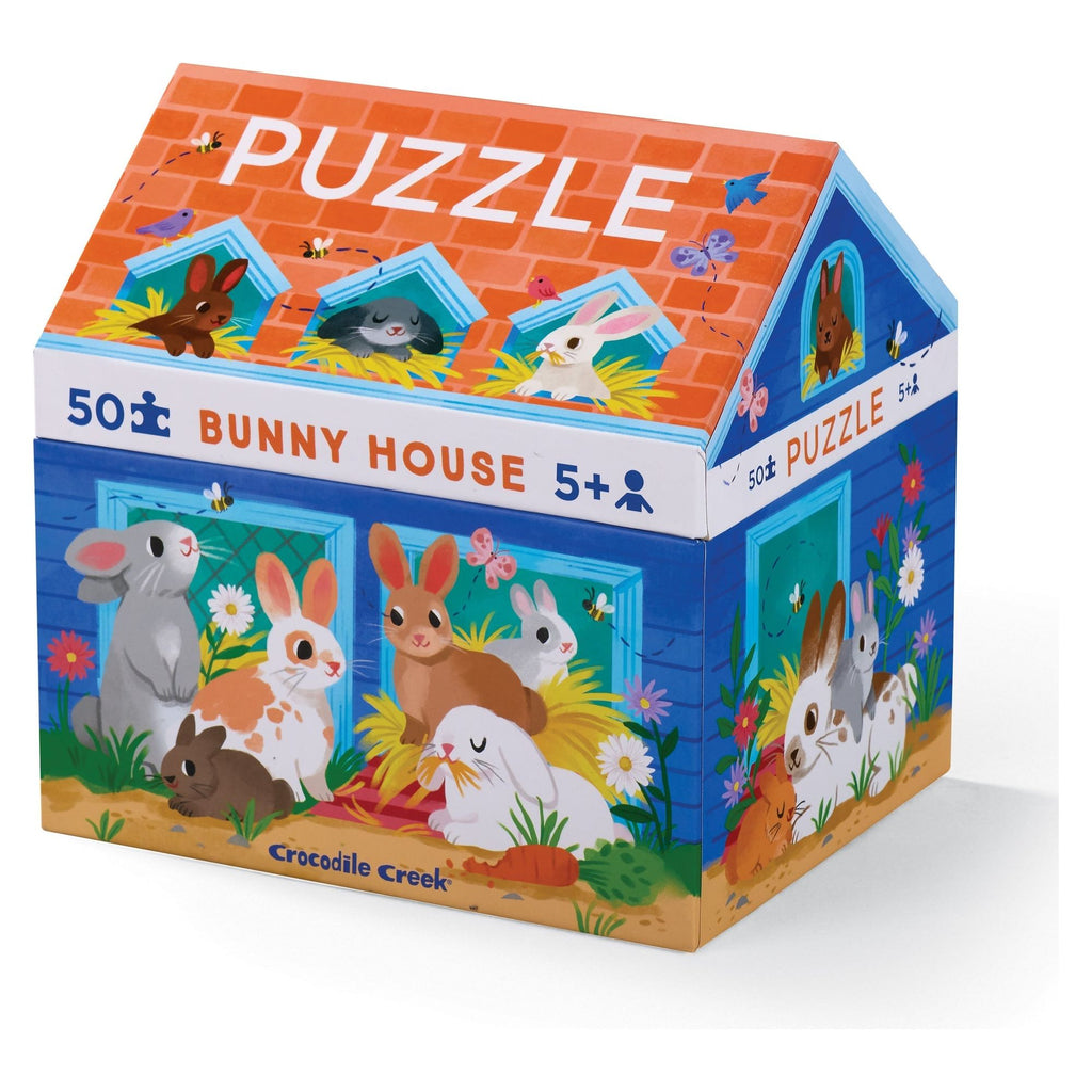 Crocodile Creek Puzzle 50 Piece Bunny House