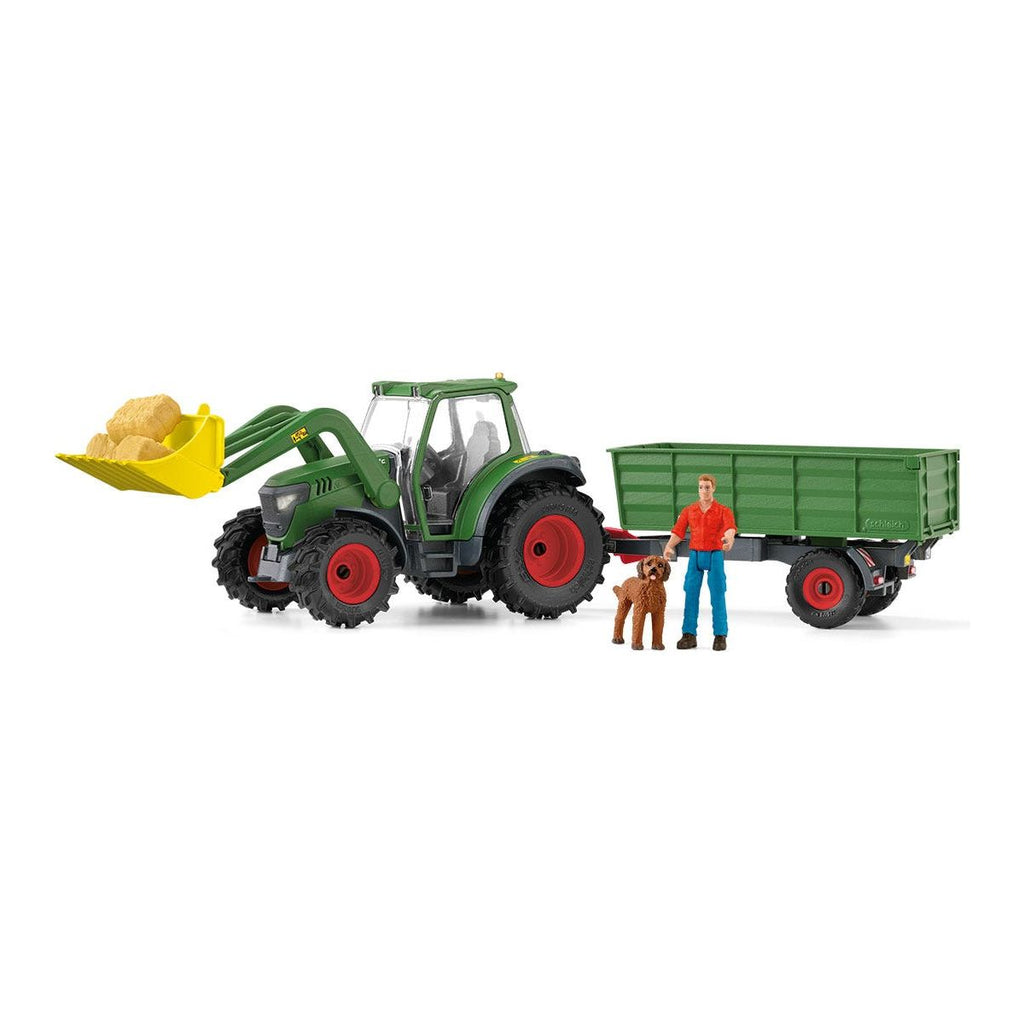 Schleich Farm World Tractor with Trailer