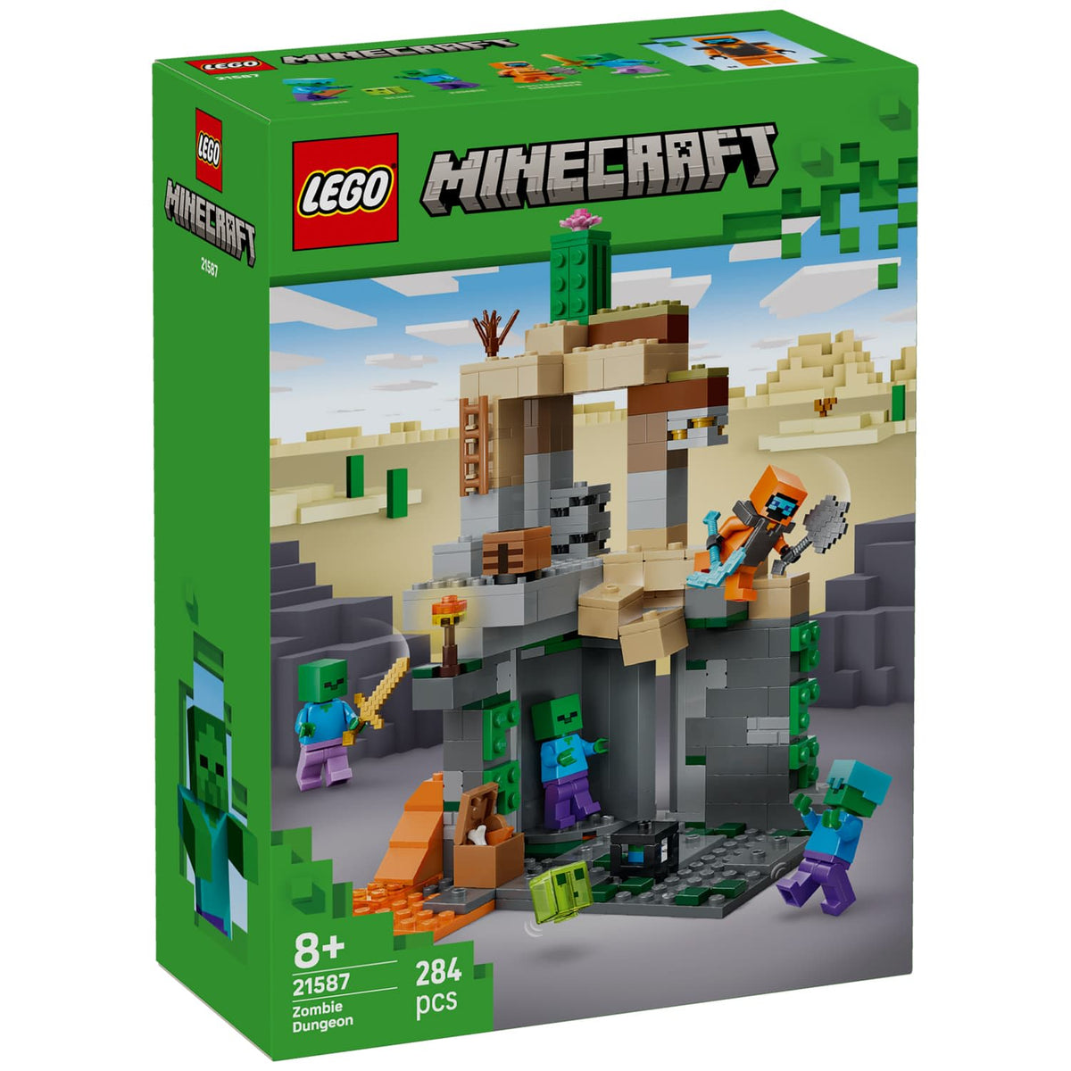 A*n様 Minecraft & Minecraft Dungeons セット 434028-lego-minecraft-zombie-
