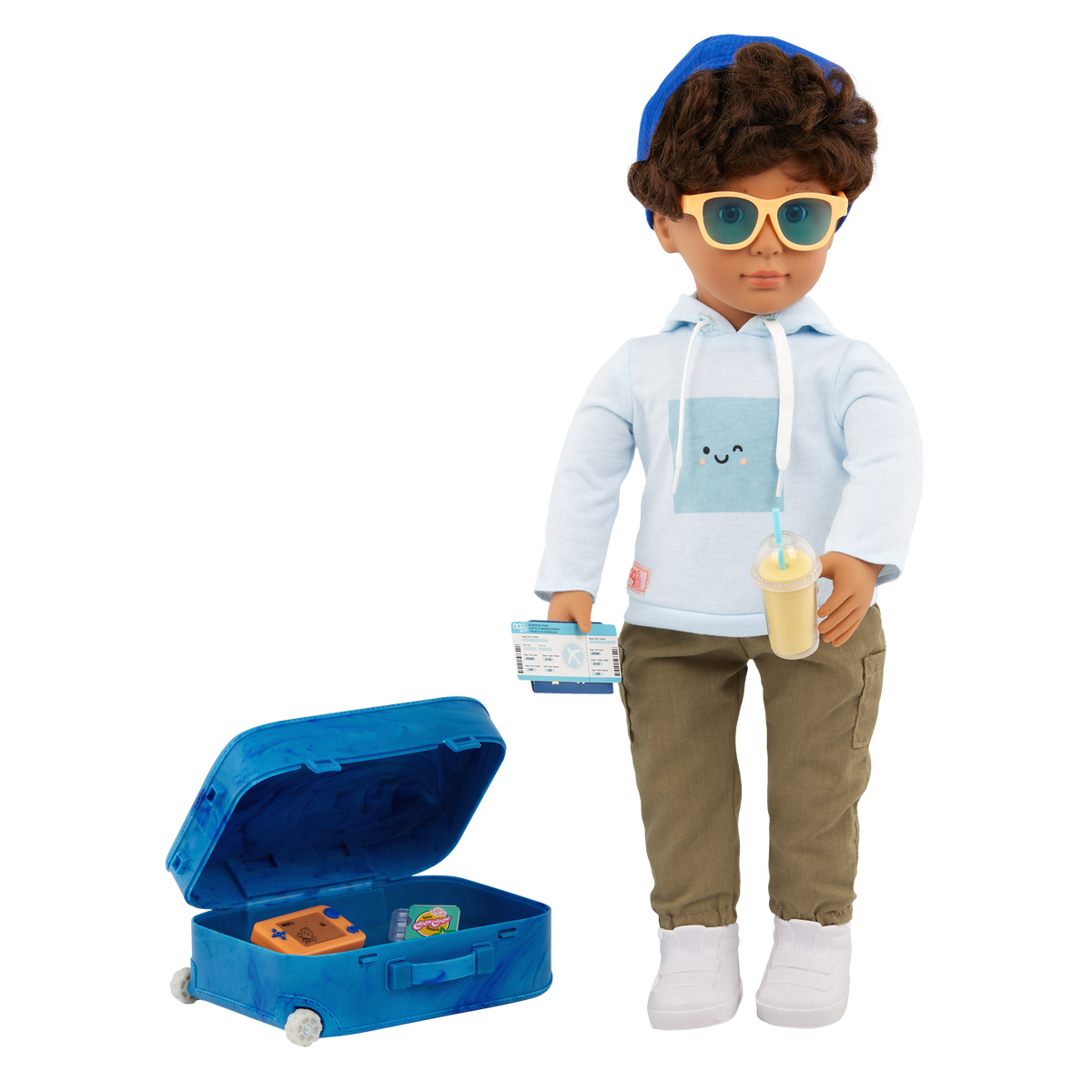 Bye bye Dolly 男の子人形 車BOX付 希少 美品 Our Generation 18