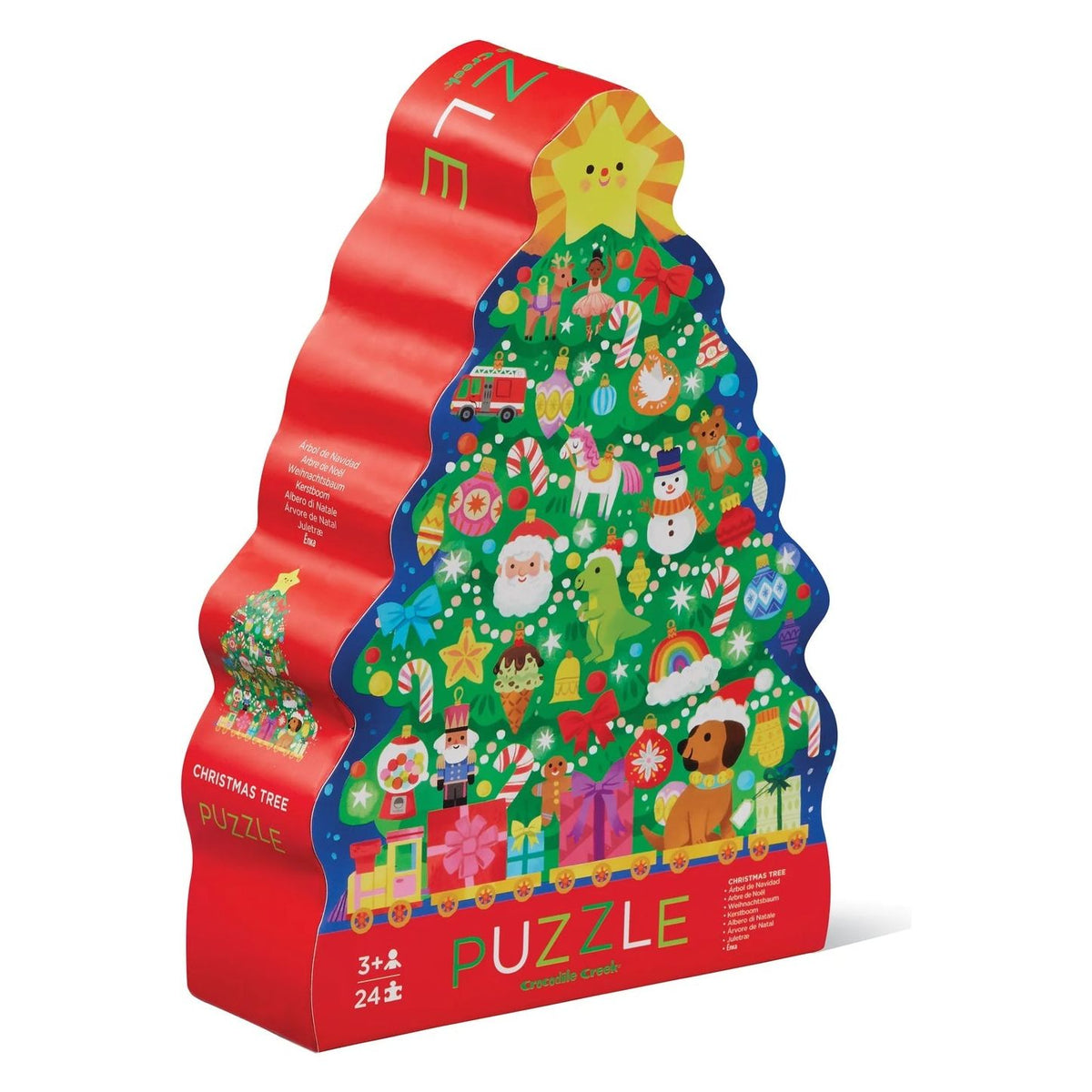 Crocodile Creek 24 Piece Puzzle Christmas Tree – The Rocking Horse