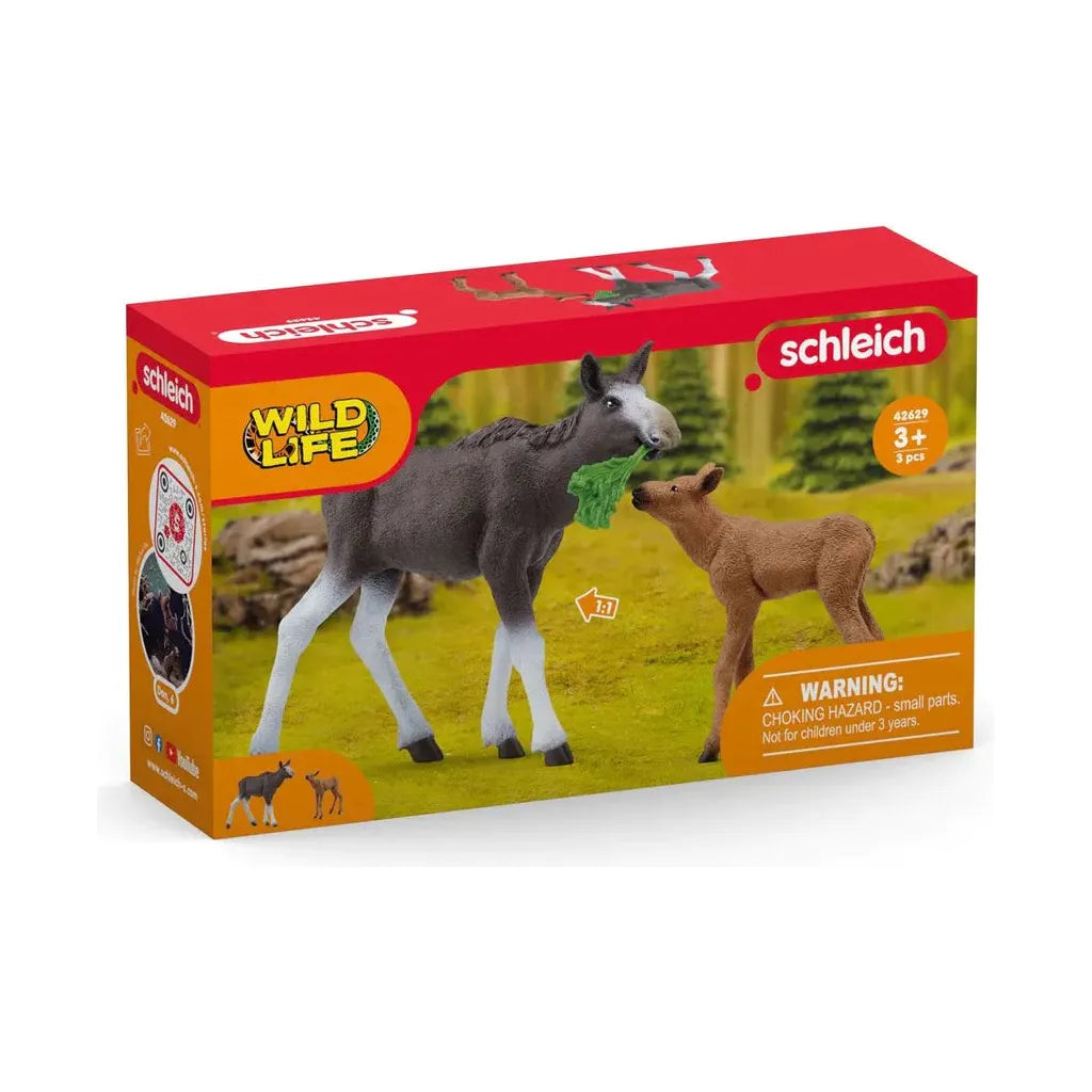 Schleich Wild Life Moose Family 42629