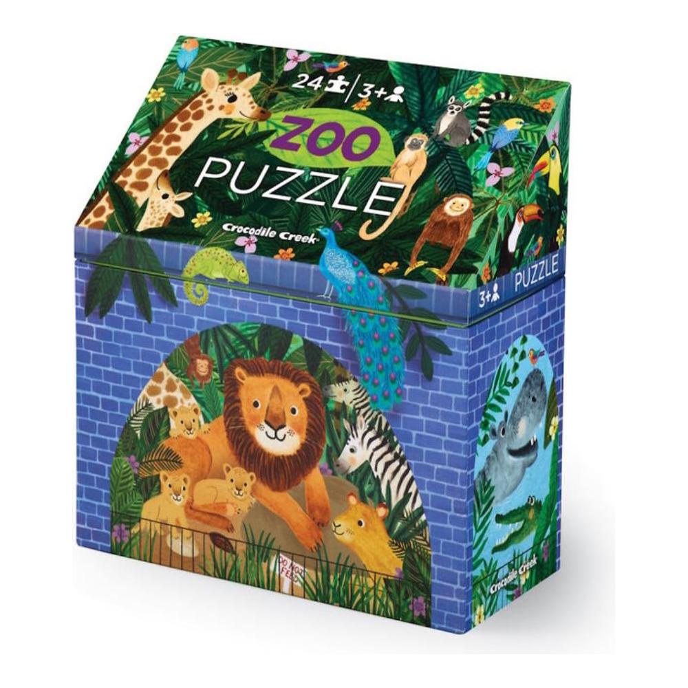 Crocodile Creek Puzzle 24 Piece Zoo