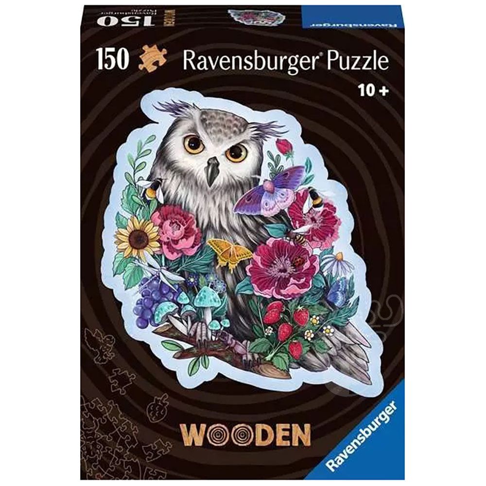 Ravensburger 150 Piece Puzzle Wooden Owl 17511