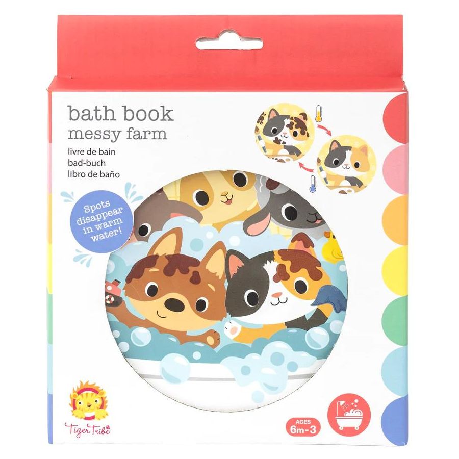 Tiger Tribe Bath Book Messy Farm