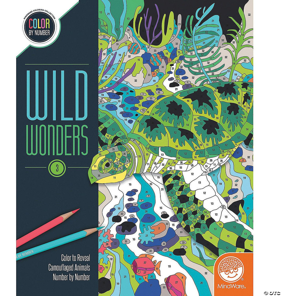 Colour By Number Wild Wonders: Book 3