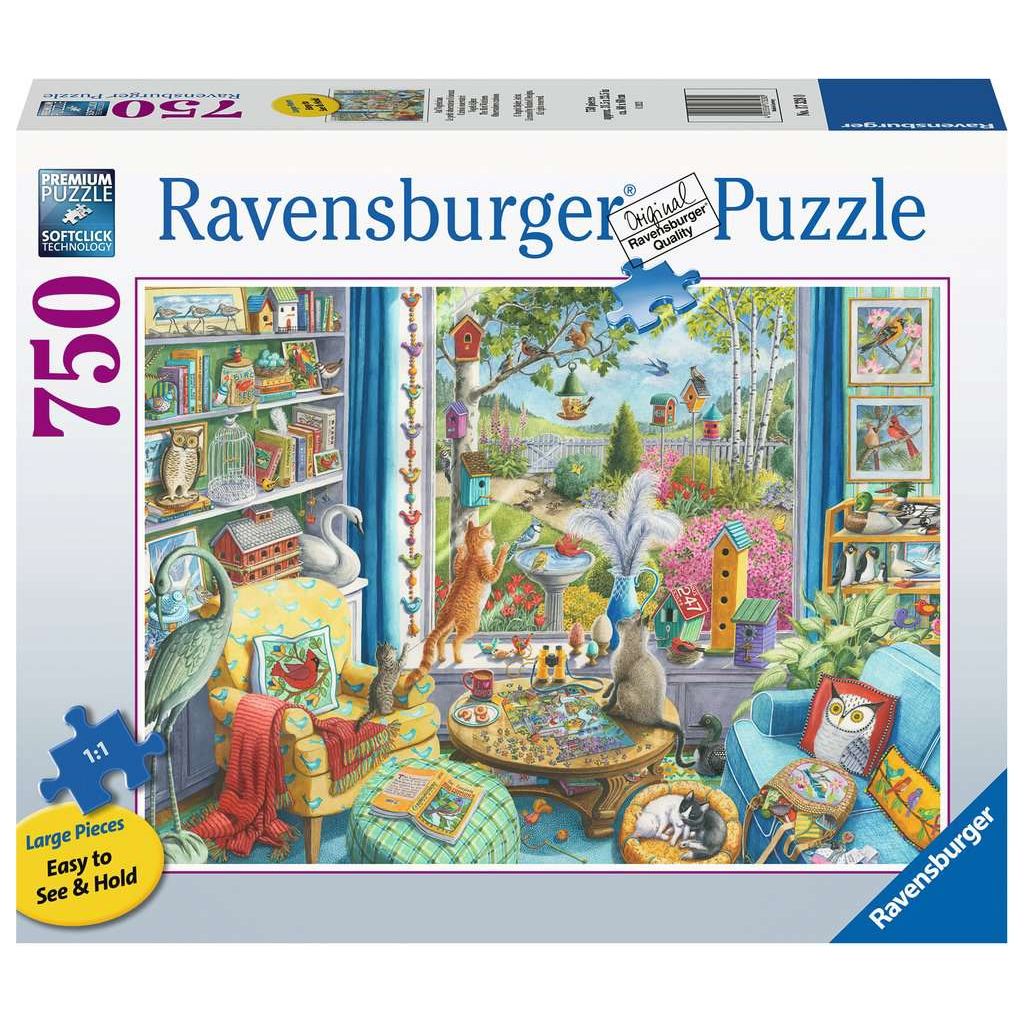 Ravensburger 750 Piece Puzzle Large Format The Bird Watchers