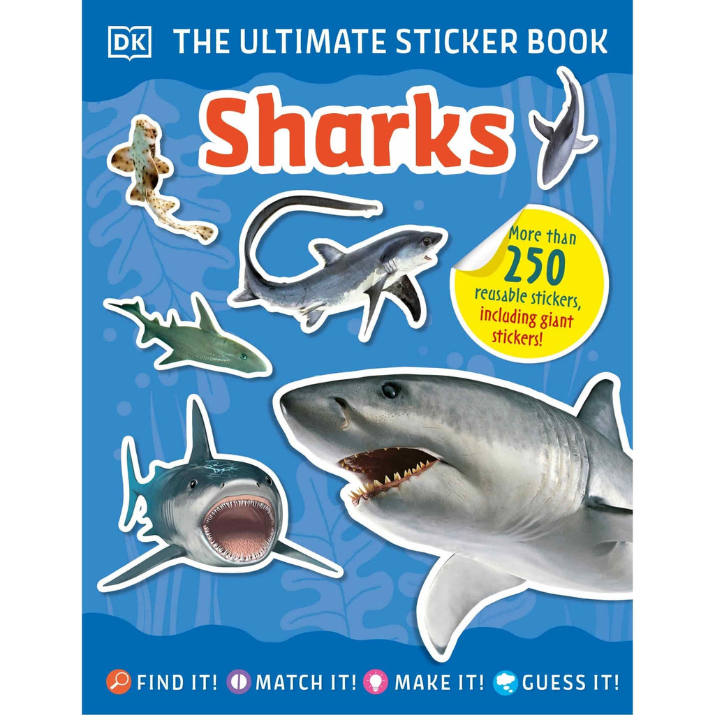 The Ultimate Sticker Book Sharks dk publishing