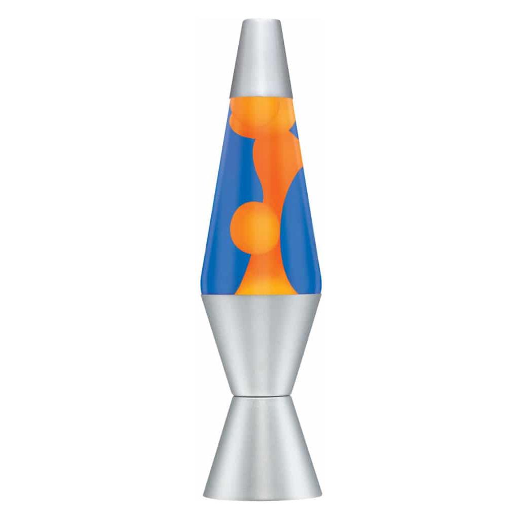 Schylling Lava Lamp 14.5" Orange & Blue