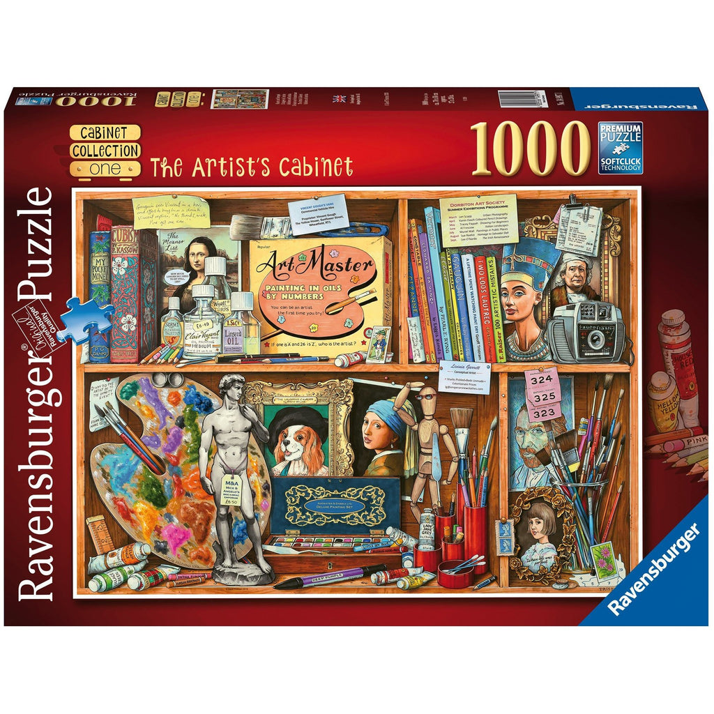 Ravensburger 1000 Piece Puzzle The Artist's Cabinet 14997 canada ontario