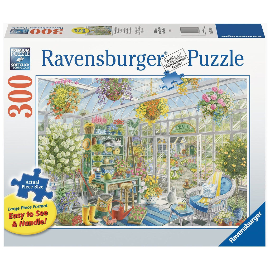 Ravensburger 300 Piece Puzzle Large Format Greenhouse Heaven 16786 canada ontario