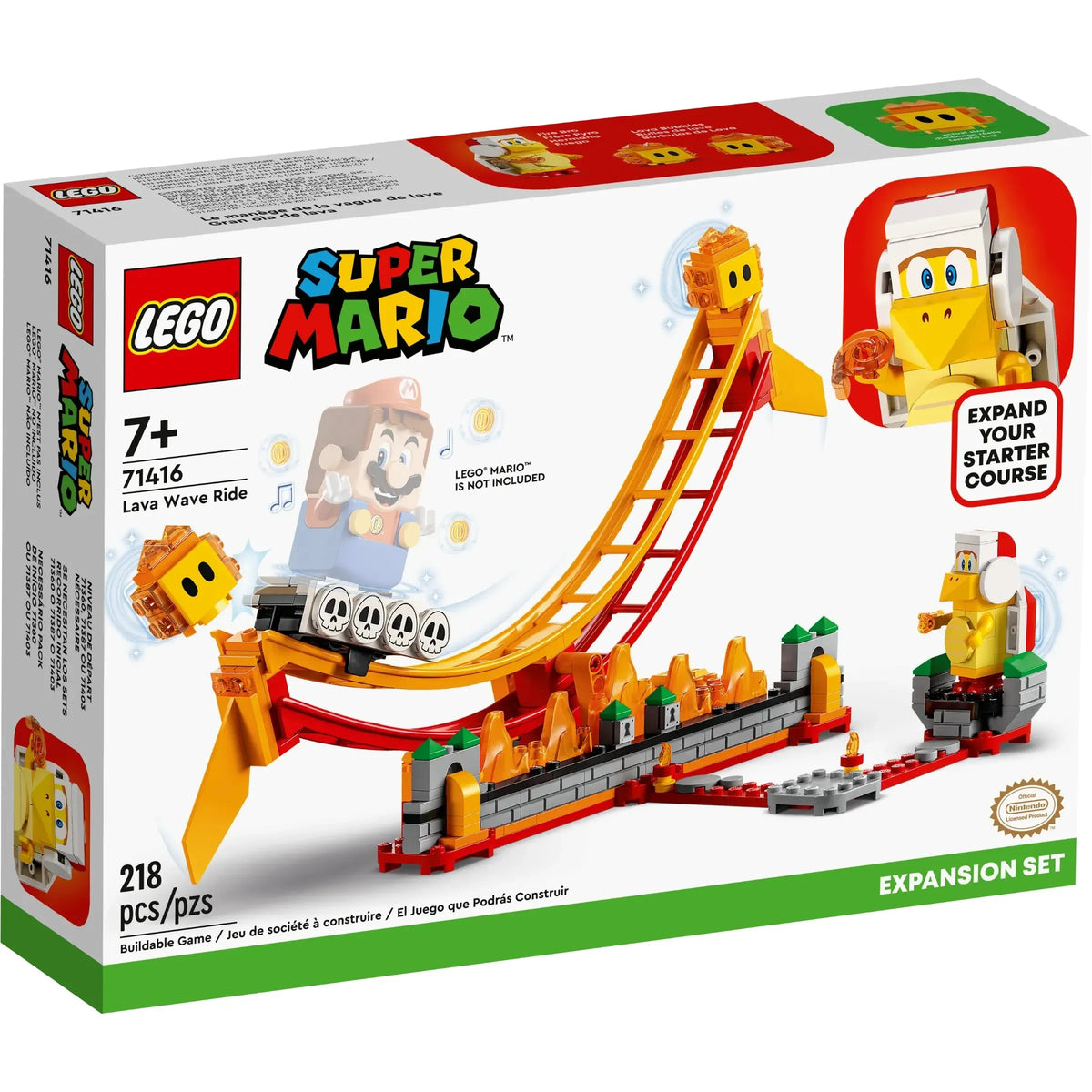 LEGO Super Mario Lava Wave Ride Expansion Set – The Rocking Horse Toys