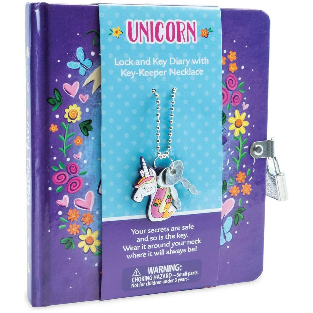 Peaceable Kingdom Diary: Unicorn with Necklace