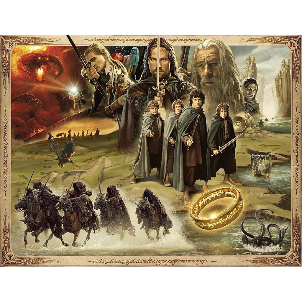 Ravensburger 2000 Piece Puzzle Lord of the Rings: The Fellowship of the Ring 16927