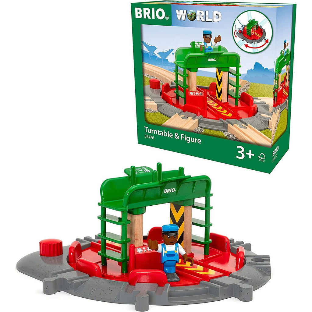 BRIO Train Turntable & Figure 33476