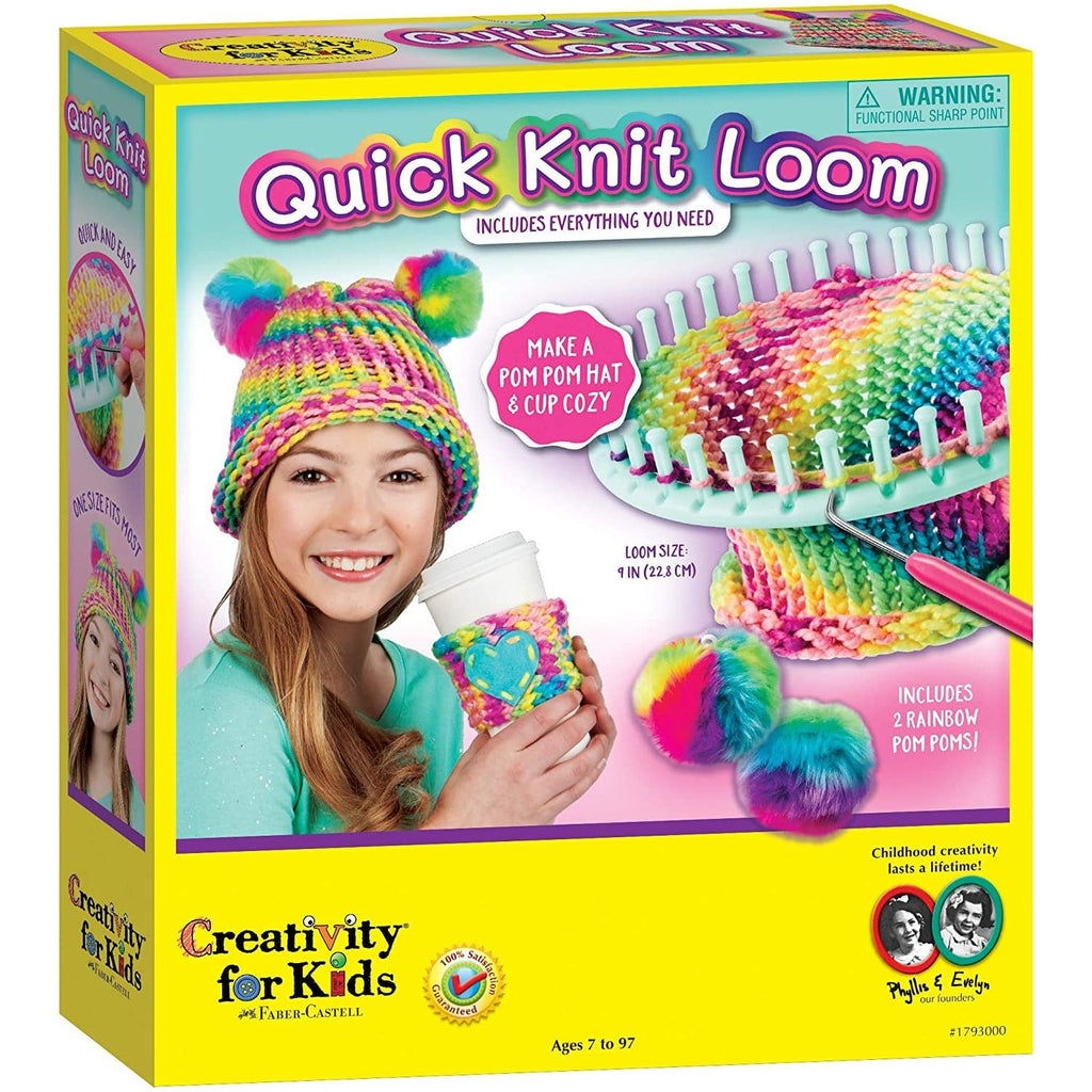 Creativity for Kids Quick Knit Loom canada ontario stitch 