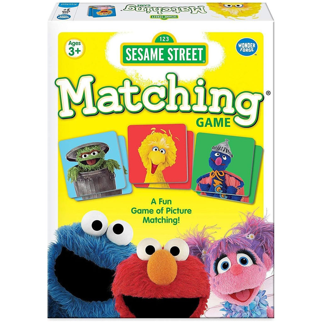 Sesame Street Matching Game canada ontario cookie monster elmo grover abby oscar big bird