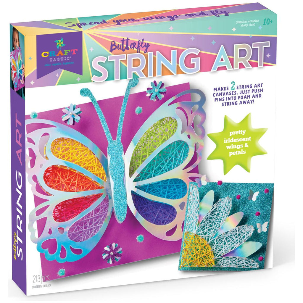 Ann Williams Craft-tastic: Butterfly String Art