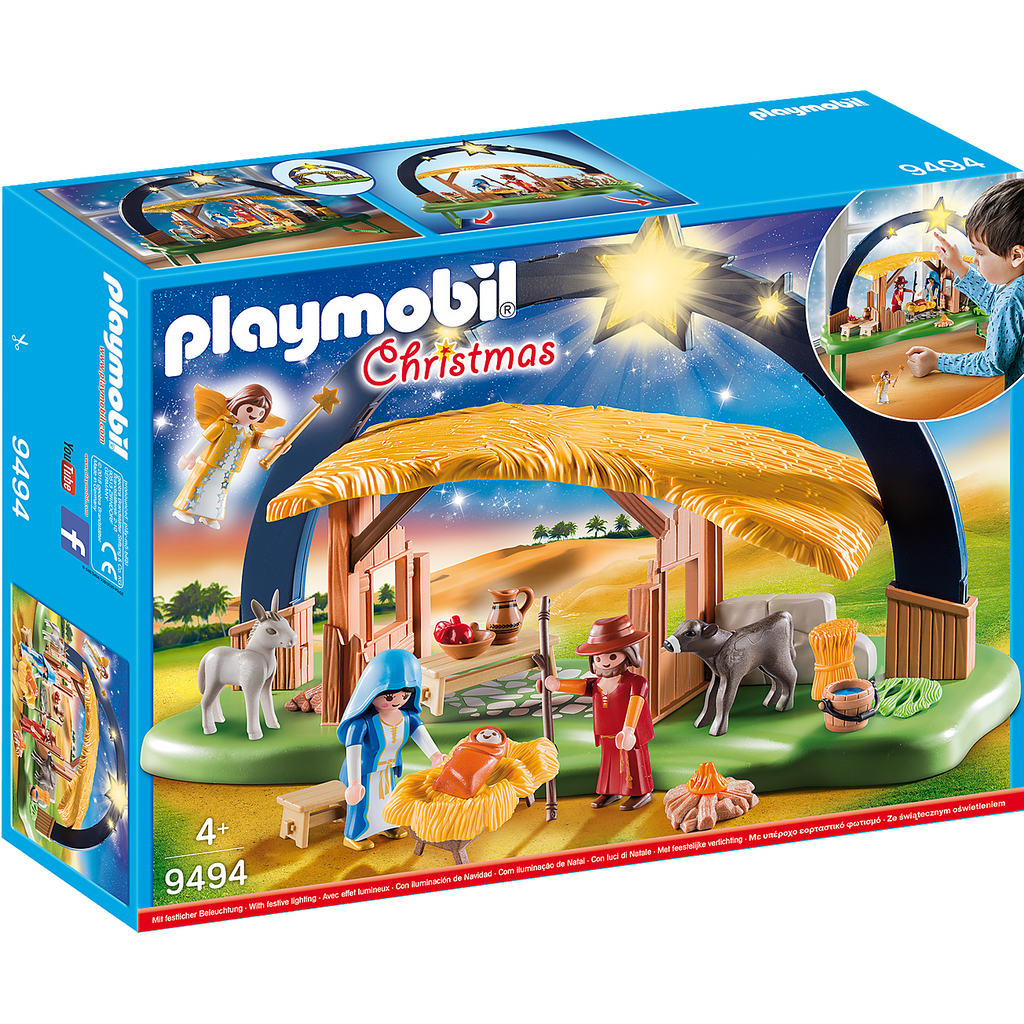 Playmobil Christmas Illuminating Nativity Manger 9494 canada ontario