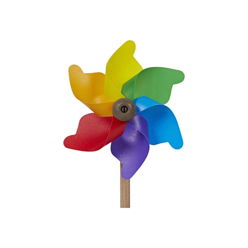 Giobas 11cm Rainbow Pinwheel