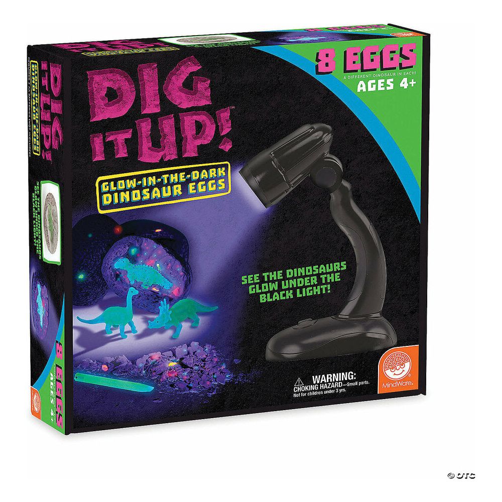 Dig It Up! Glow in Dark Dinosaur Eggs