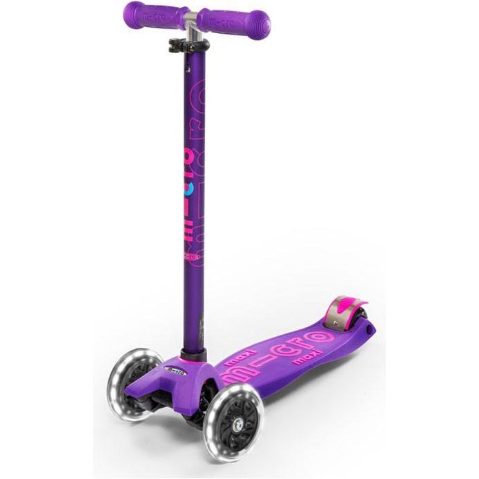 Maxi Micro Deluxe LED Scooter Purple