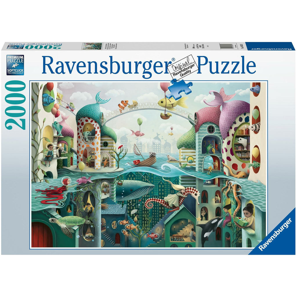 Ravensburger 2000 Piece Puzzle If Fish Could Walk 16823