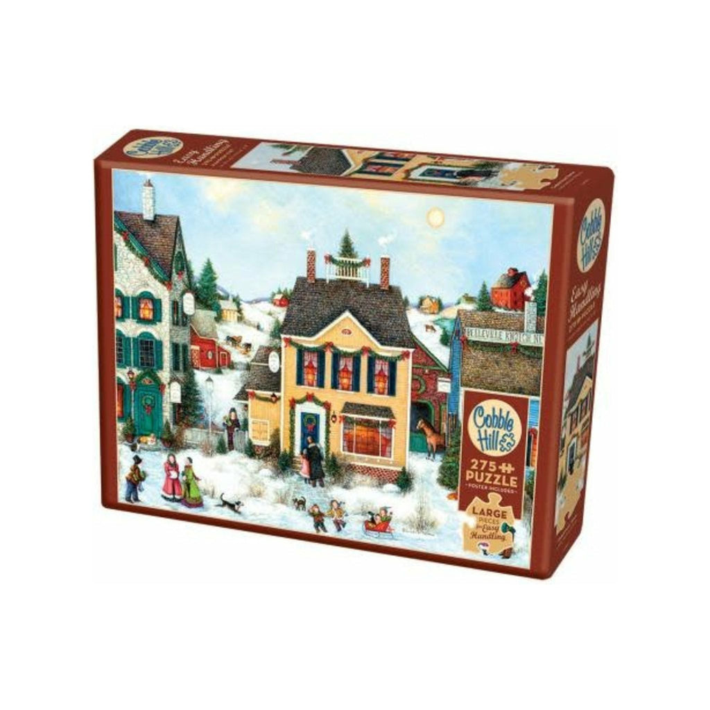 Cobble Hill 275 Piece Puzzle Christmas Town canada ontario