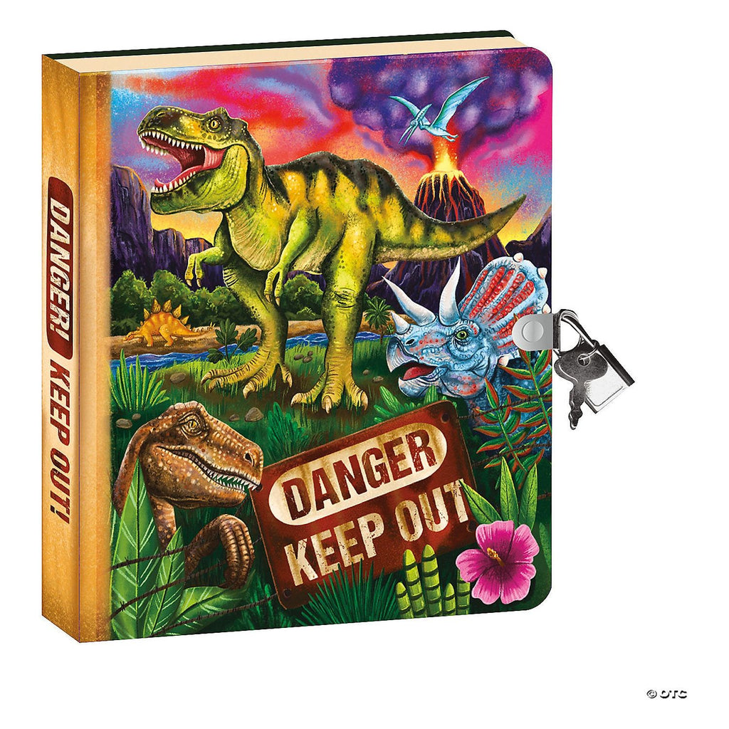 Peaceable Kingdom Diary Lock & Key: Dinosaur