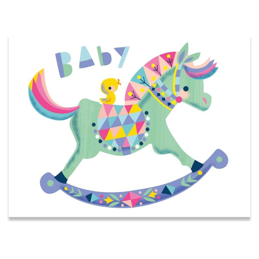 Peaceable Kingdom Gift Enclosure Rocking Horse Baby canada ontario