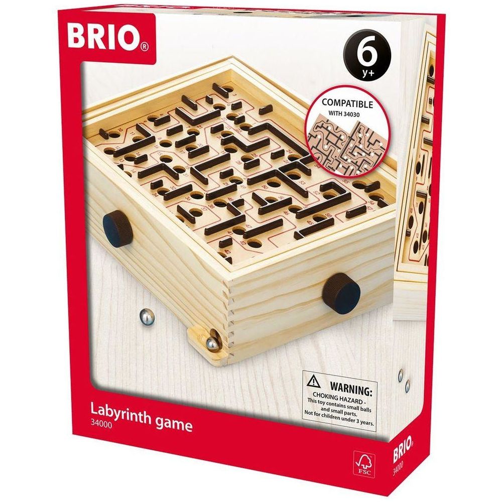 Brio Wooden Labyrinth Game marble maze 