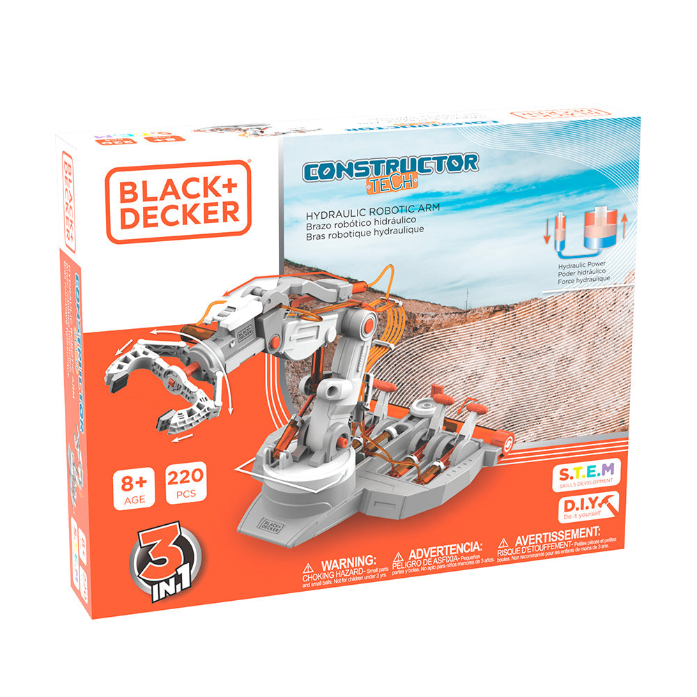 Black & Decker Constructor Tech 3in1 Hydraulic Robot Arm