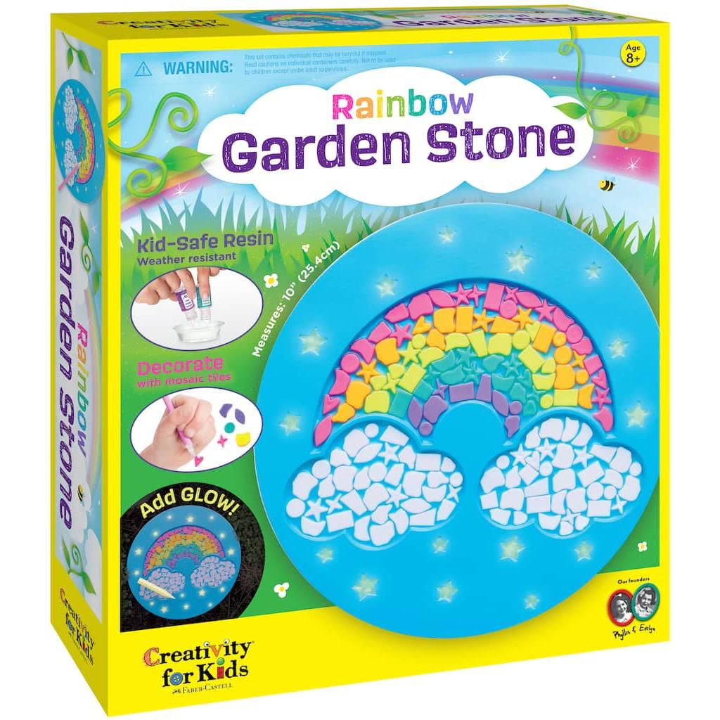 Creativity for Kids Rainbow Garden Stone