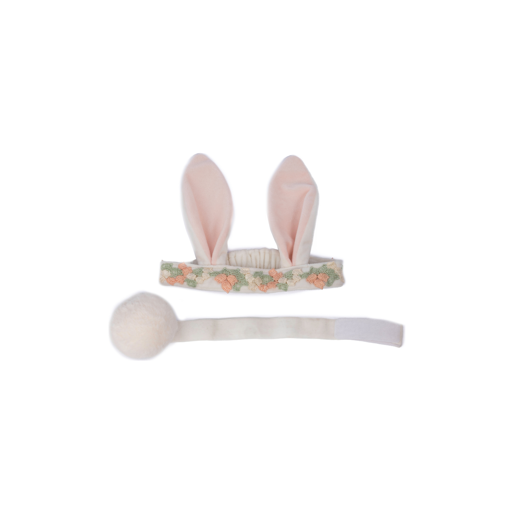 Great Pretenders Hippity Hop Bunny Ears and Tail Accessory Set