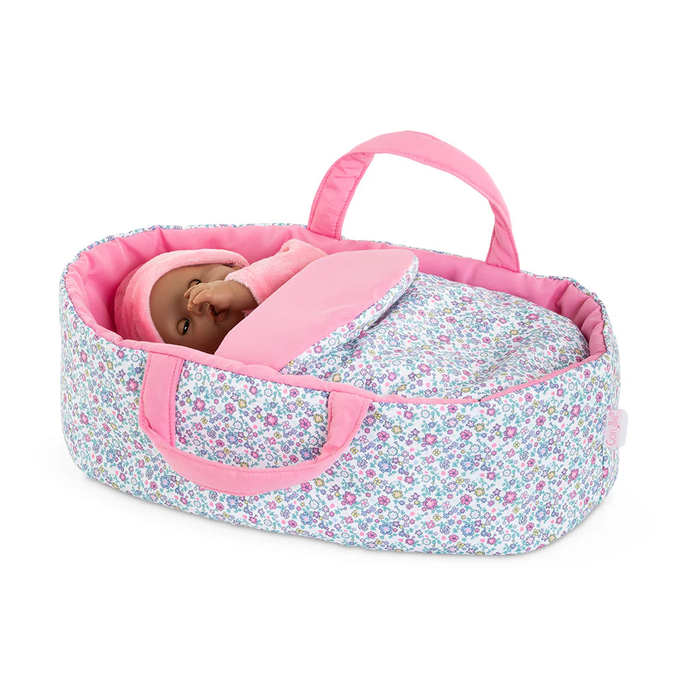 Corolle 12" Doll Carry Bed Floral