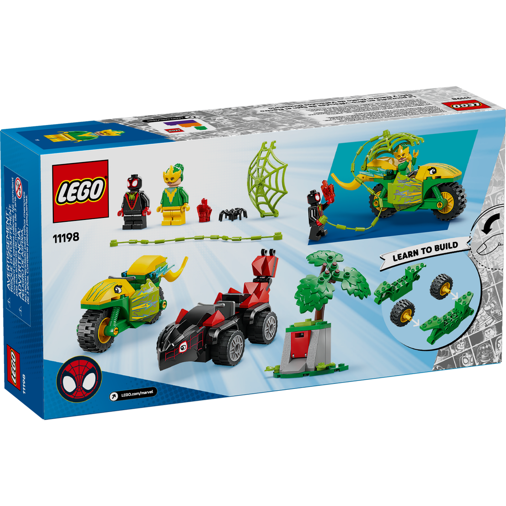 LEGO Marvel Spin and Electro Dinosaur Vehicle Chase