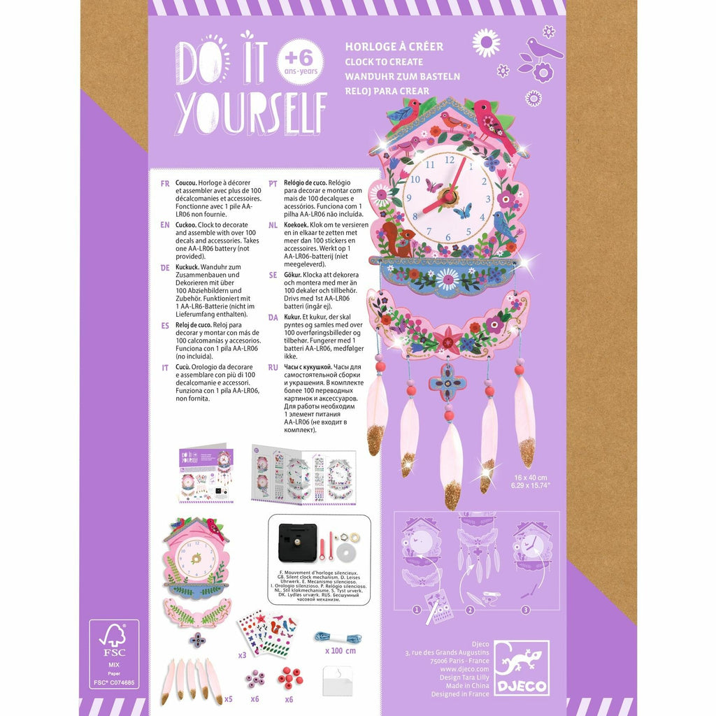 Djeco DIY Cuckoo Clock to Create