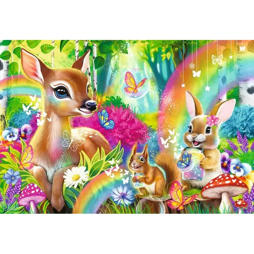 Ravensburger 2x24 Piece Puzzle Lovable Woodland Friends