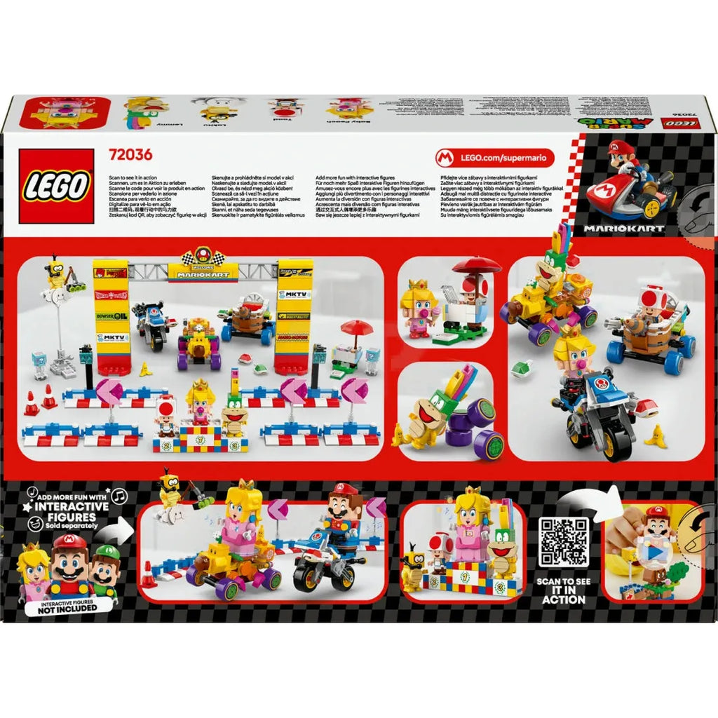 LEGO Super Mario Kart Baby Peach & Grand Prix Set