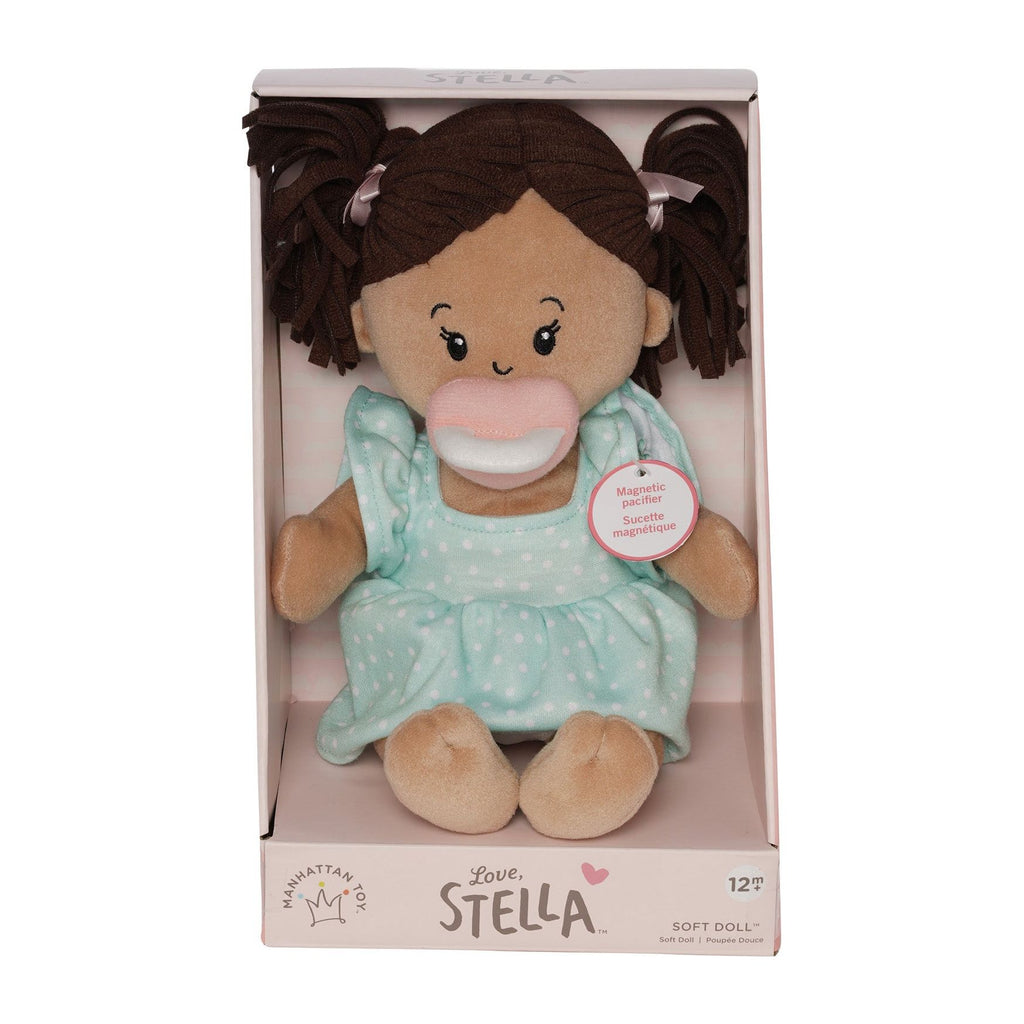 Love, Stella Doll Beige with Brown Pigtails