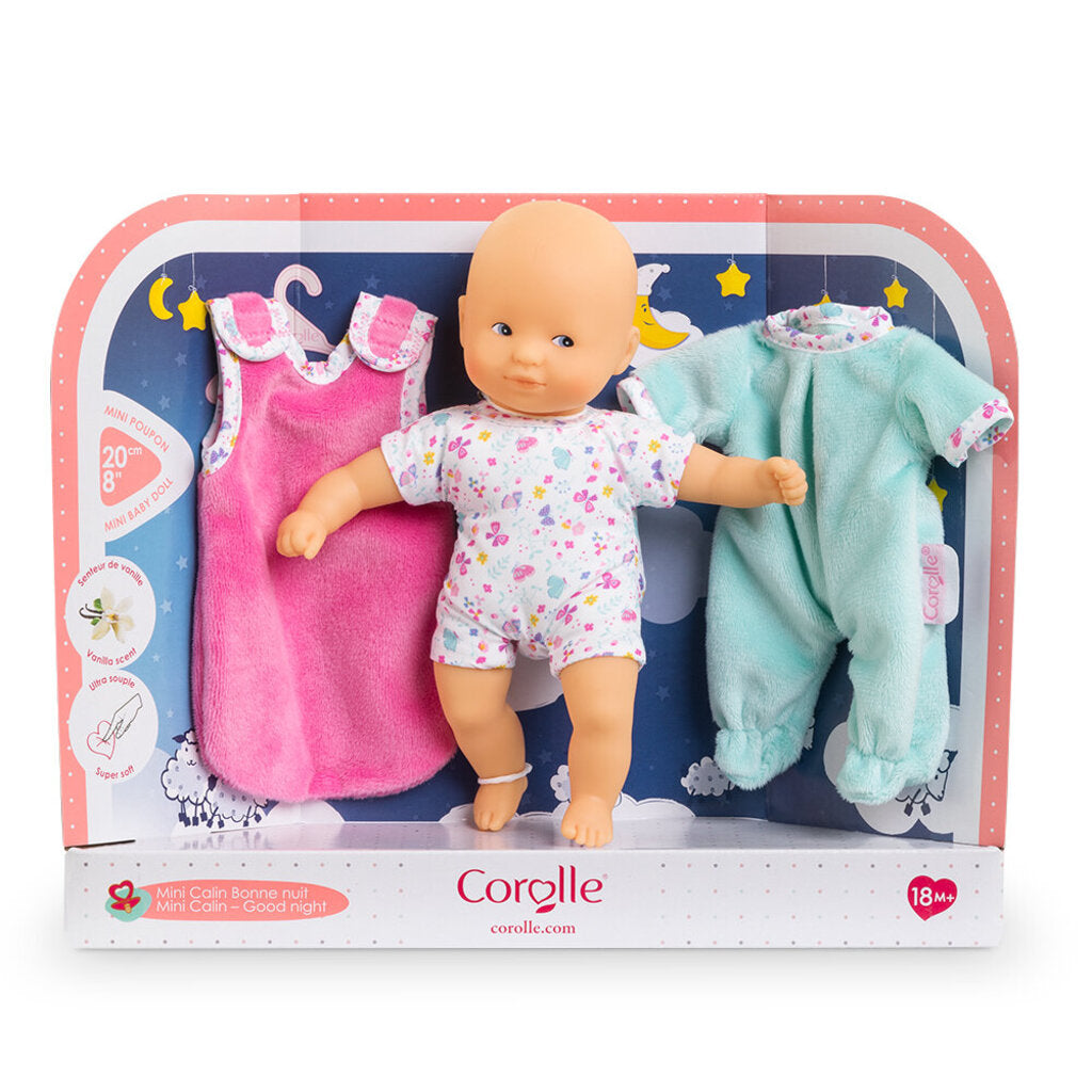 Corolle Mini Calin Good Night Butterflies 8" Doll