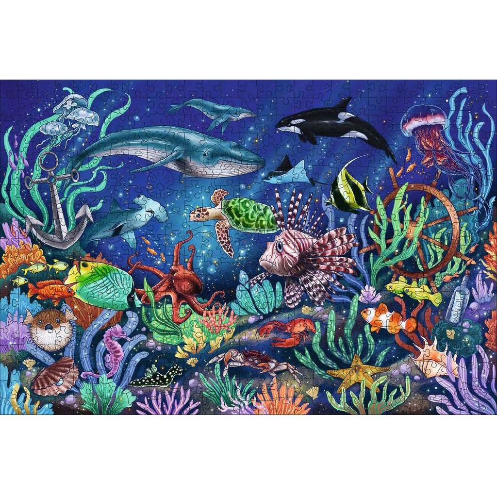 Ravensburger 500 Piece Puzzle Wooden Under the Sea 17515