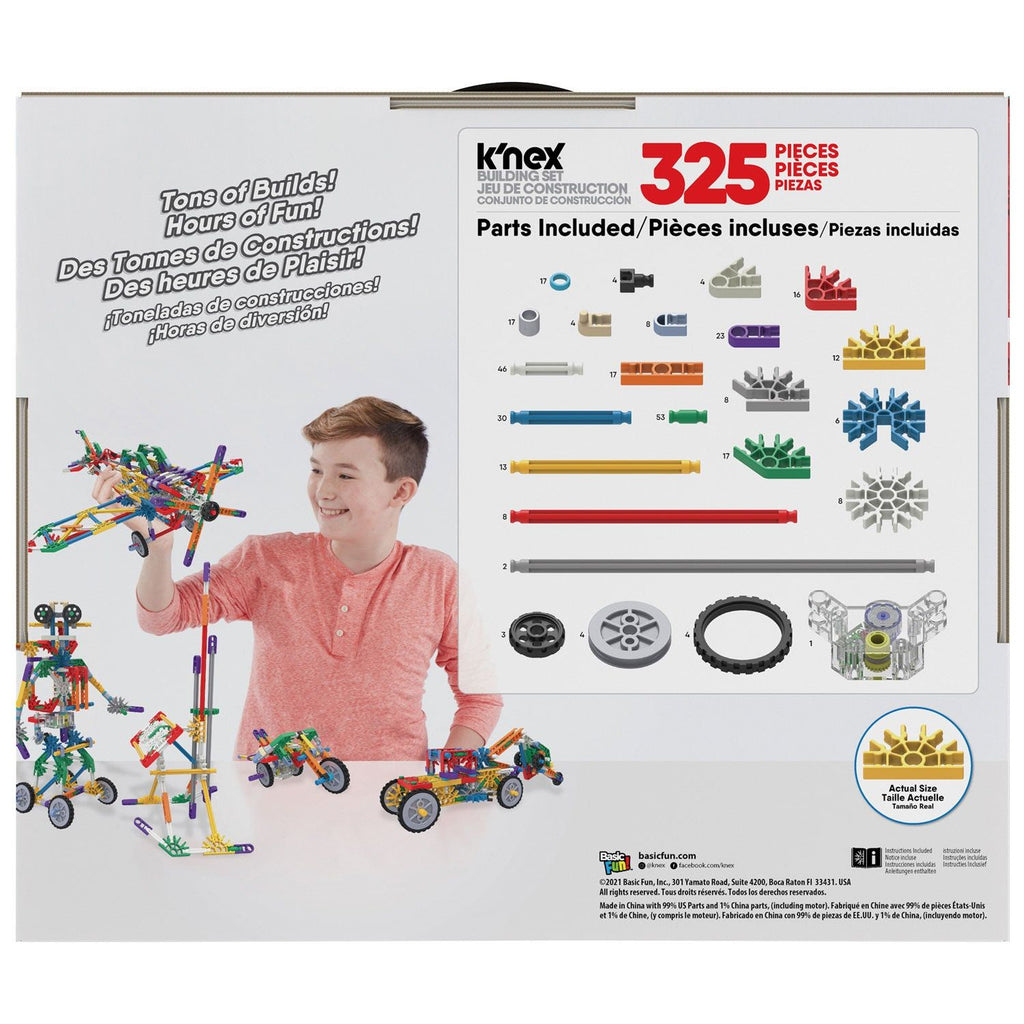 K'Nex Classic 325 Pieces Motorized Creations