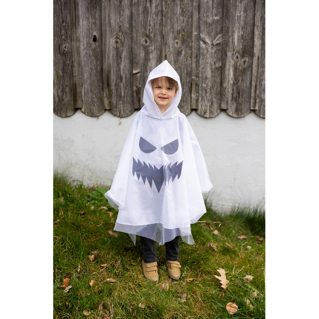Great Pretenders Spooky Ghost Poncho Size 5/6