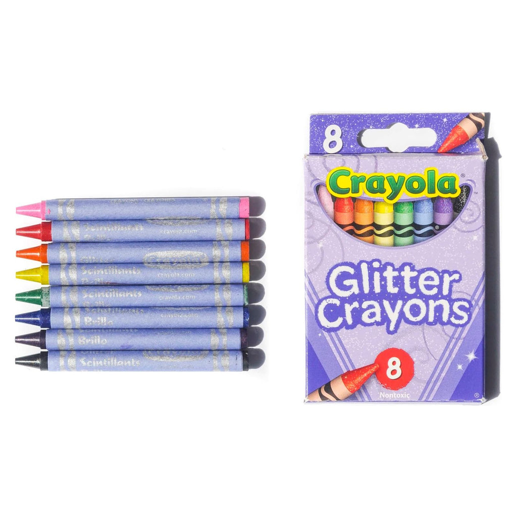 Crayola Glitter Crayons 8 Count