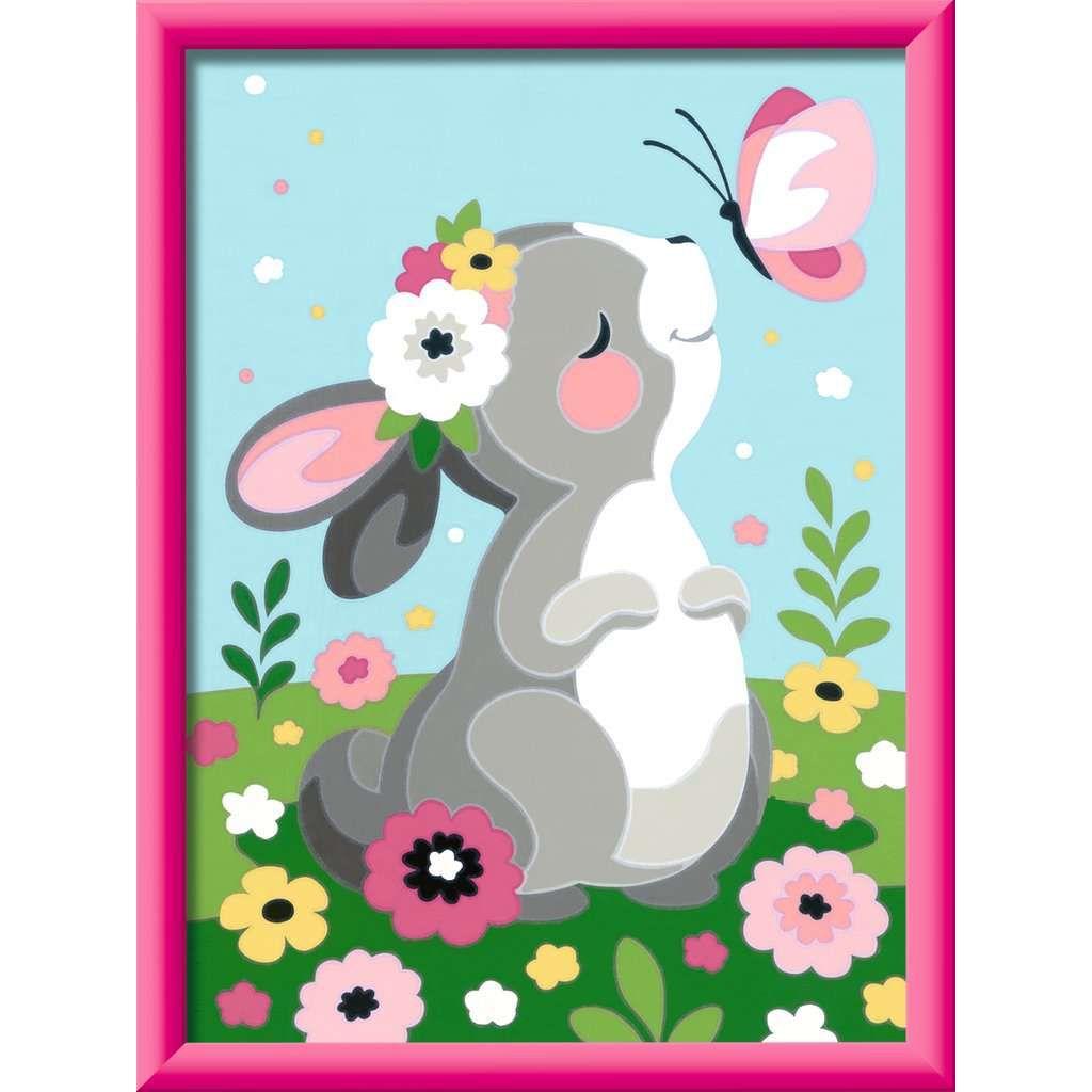 CreArt Paint by Number Beautiful Bunny